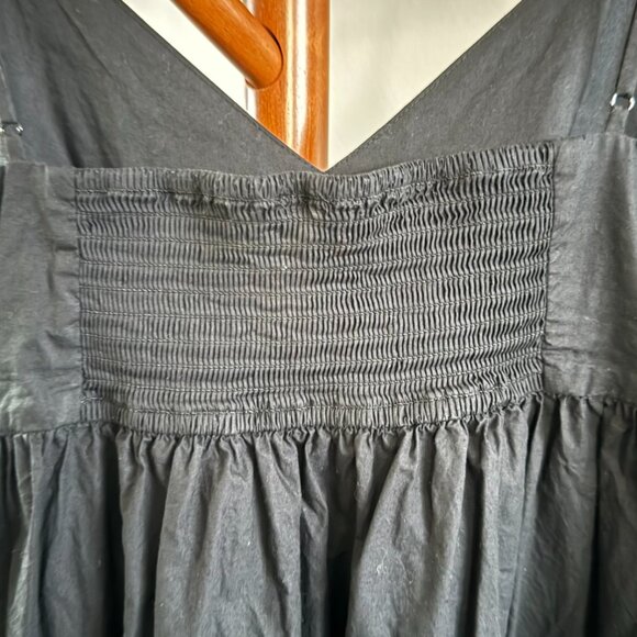 Quince - 100% Organic Cotton Sleeveless Maxi Dress in Black - Picture 6 of 9